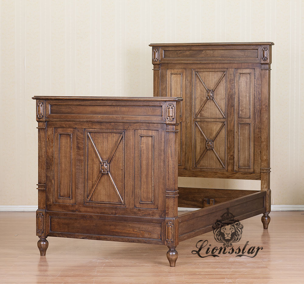 Massivholz Louis Bett Rustikal Massivholz Louis Bett Rustikal