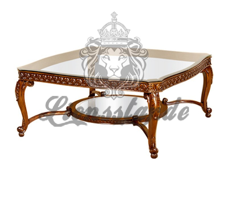 Couchtisch Barock Mahagoni Holz C.194 Couchtisch Barock Mahagoni Holz C.194