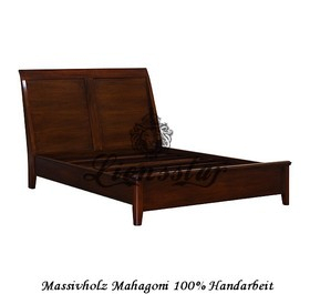 Mahagoni Empire Bett Rokoko