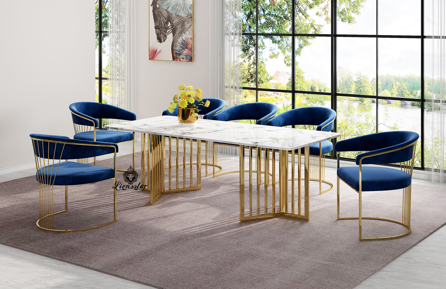 Luxus Designer Esstisch Lattice