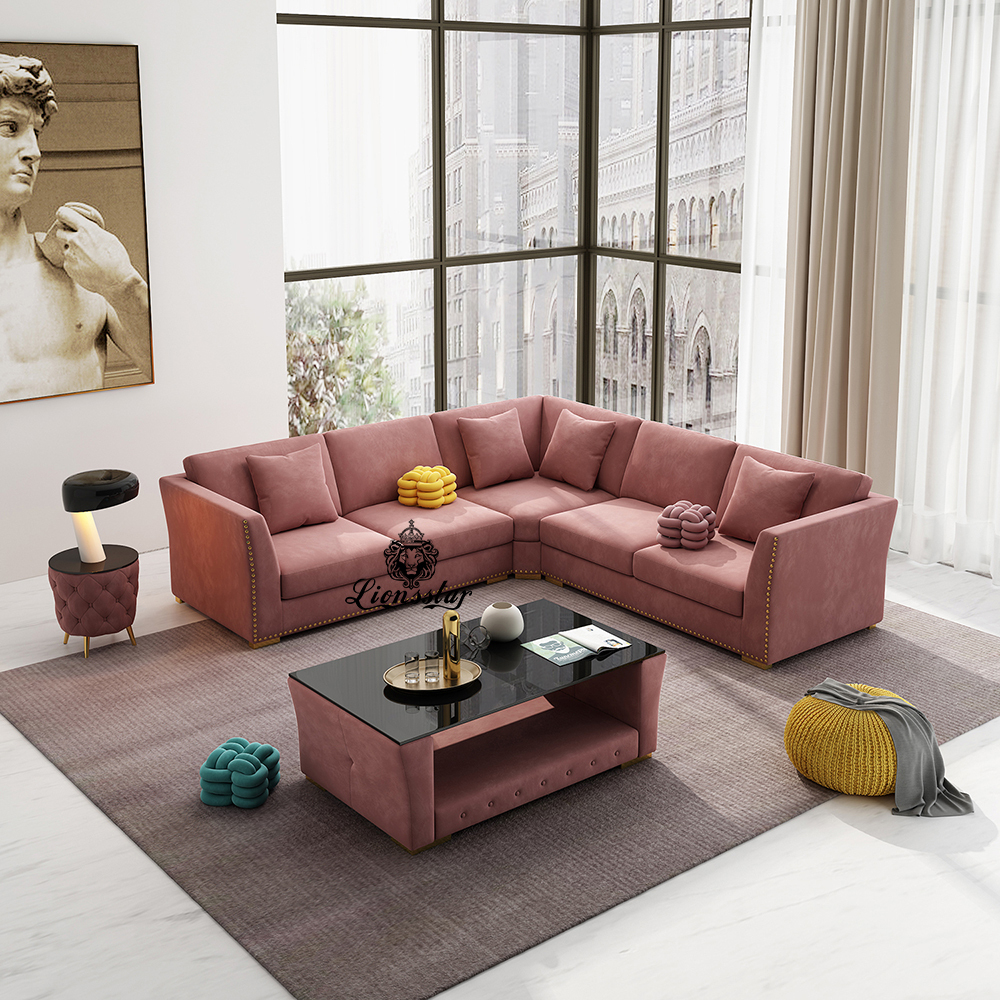 Luxus Designer Wohnlandschaft L-Form Scarlett 