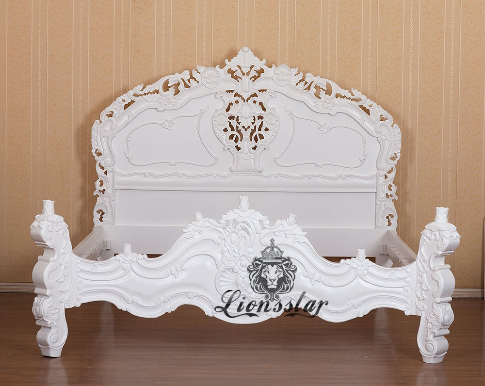 Luxus Louis Bett Snow