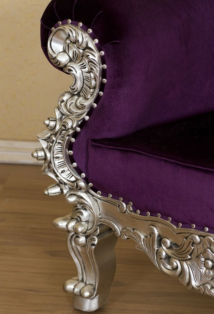 King Chair Gothic lila