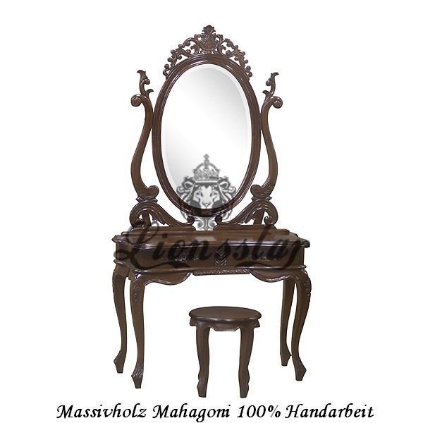 Spiegelkommode Barock Mahagoni Holz Sk.123 Spiegelkommode Barock Mahagoni Holz Sk.123