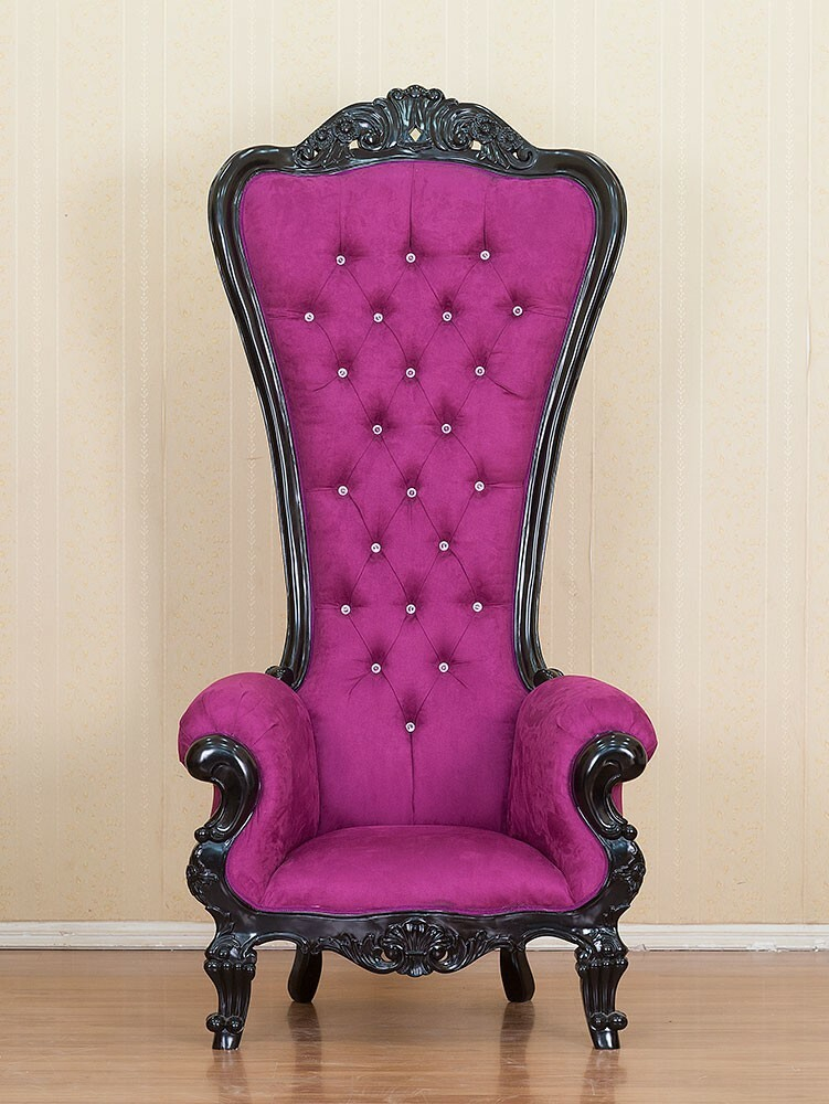 King Chair Luxus Lila