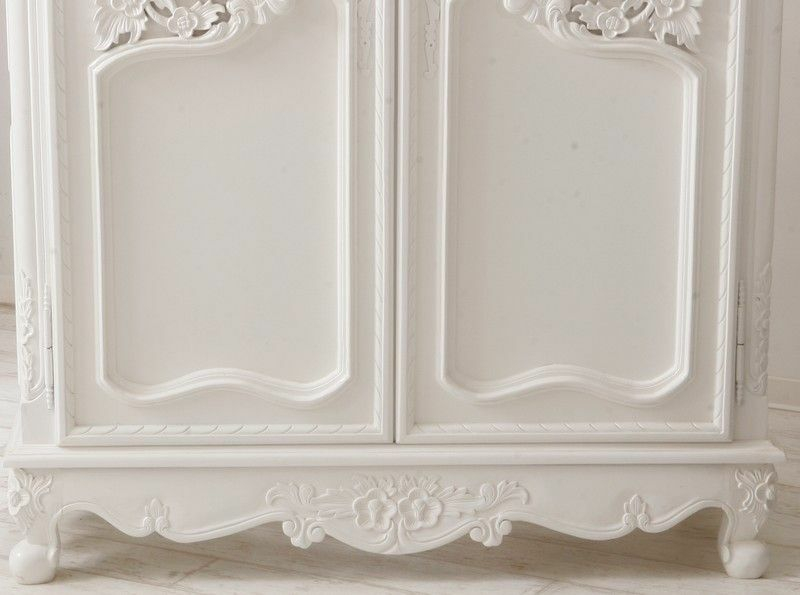 Kleiderschrank Rococo Weiß Kleiderschrank Rococo Weiß