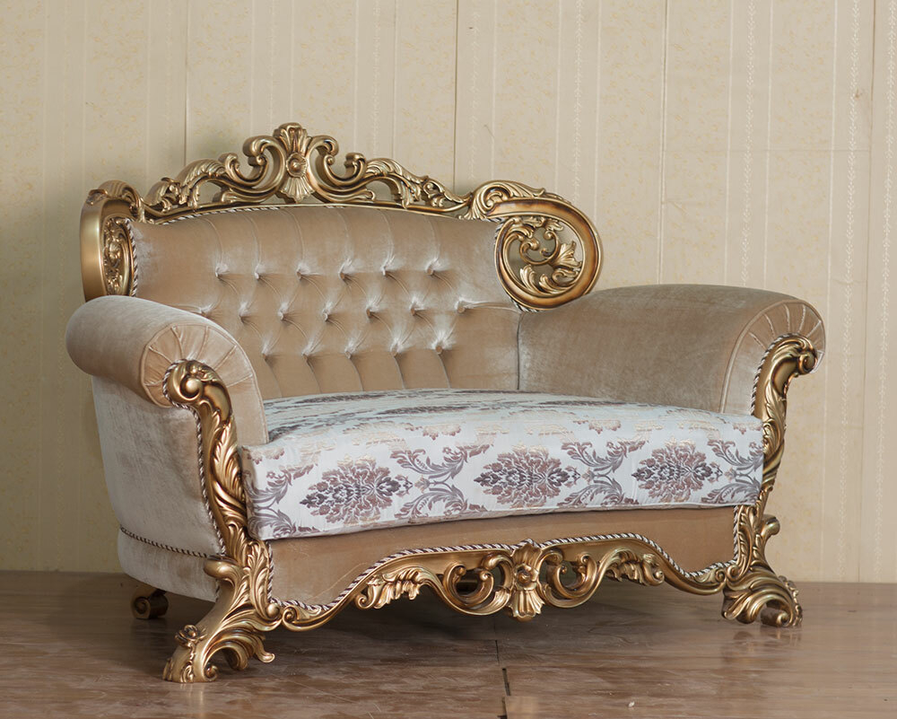 Luxus Barocksofa Gold 