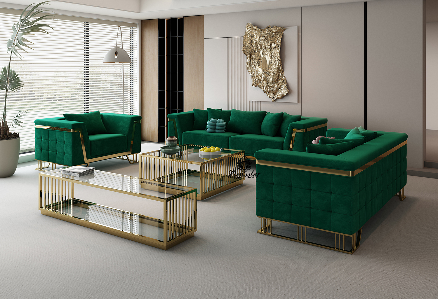 Luxus Sofaset Loft Modern Swings