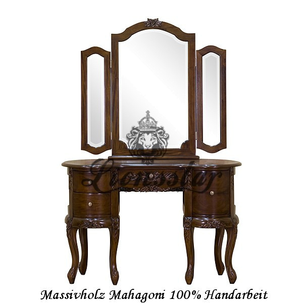 Spiegelkommode Barock Mahagoni Holz Sk.144