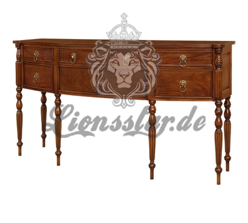 Anrichte Barock Mahagoni Holz A.655 Anrichte Barock Mahagoni Holz A.655