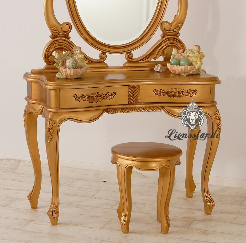 Spiegelschrank Barock Gold Sissi