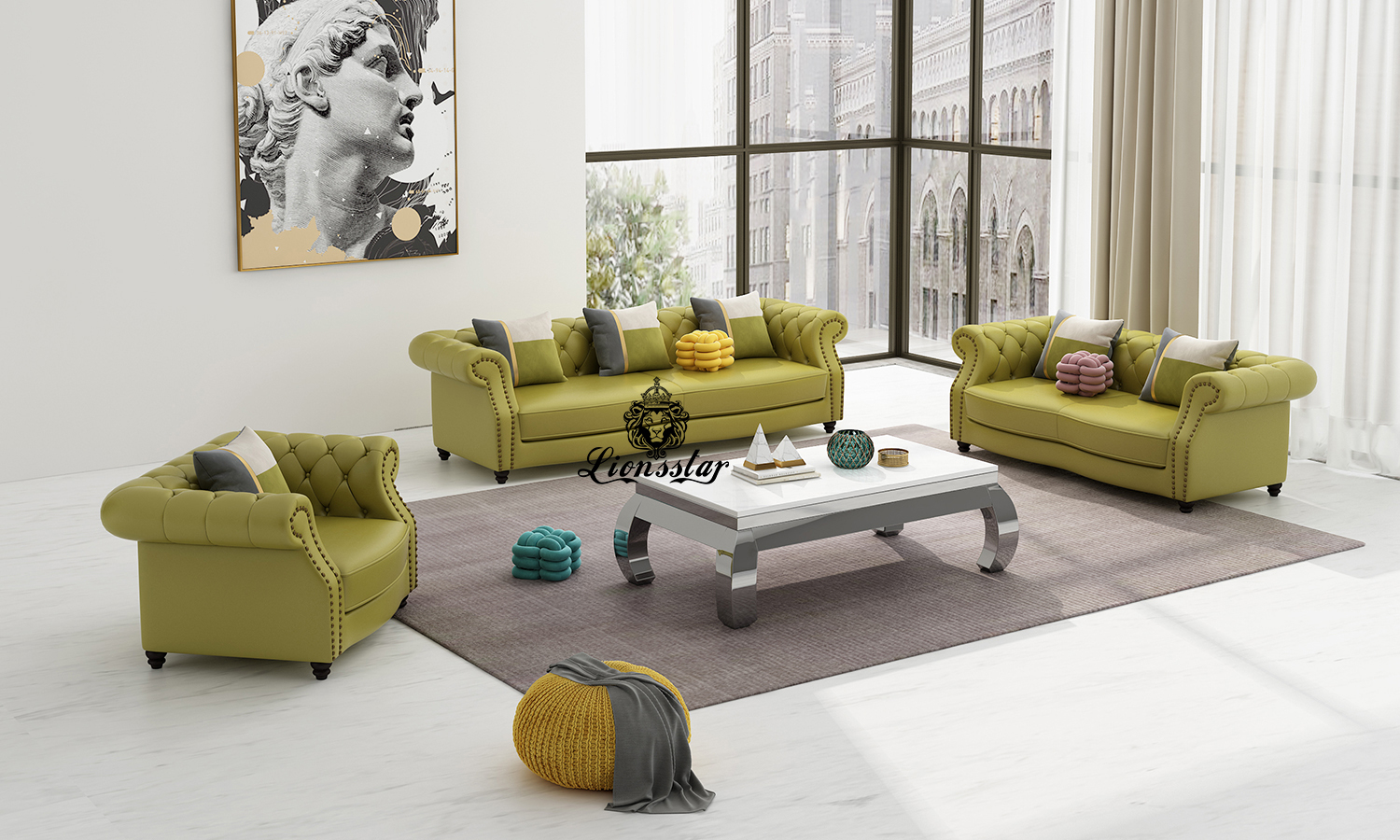 Designer Luxus Sofa Set Arizona