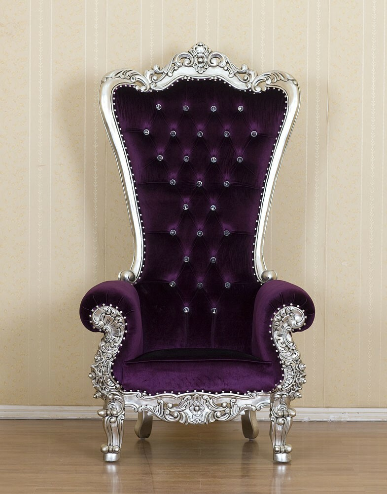 King Chair Gothic lila