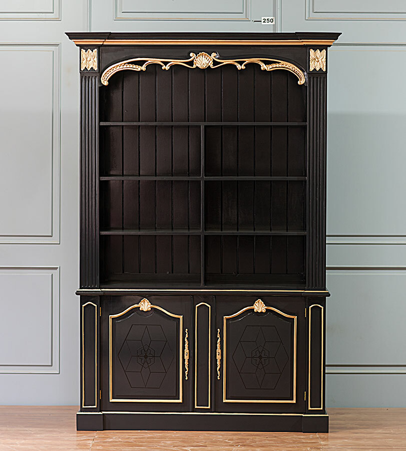 Bücherschrank Klassisch Massiv Luxus Bücherschrank Klassisch Massiv Luxus