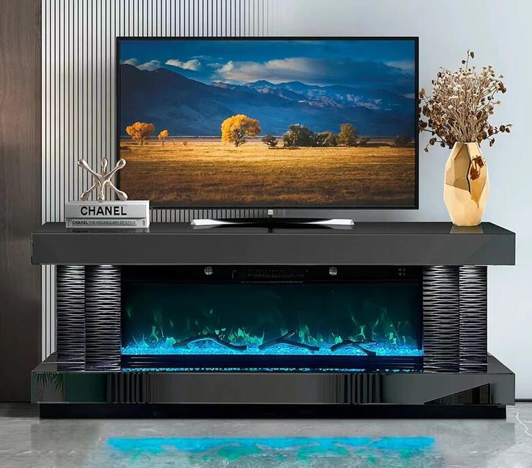 Außergewöhnlich schöner Luxus Designer Kamin Light