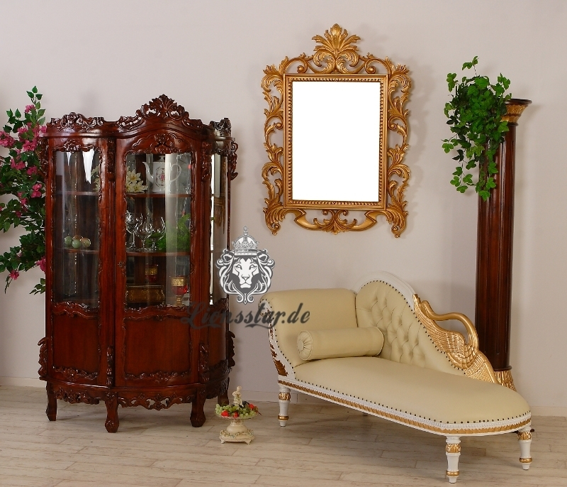 Luxus Chaiselongues Weiß-Gold-Creme Luxus Chaiselongues Weiß-Gold-Creme