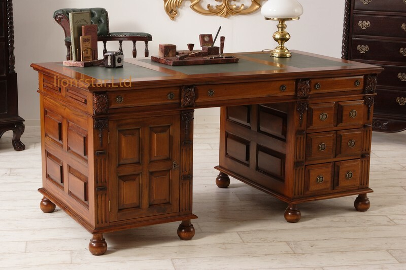 Schreibtisch Im Kolonialstil Lionsstar Gmbh