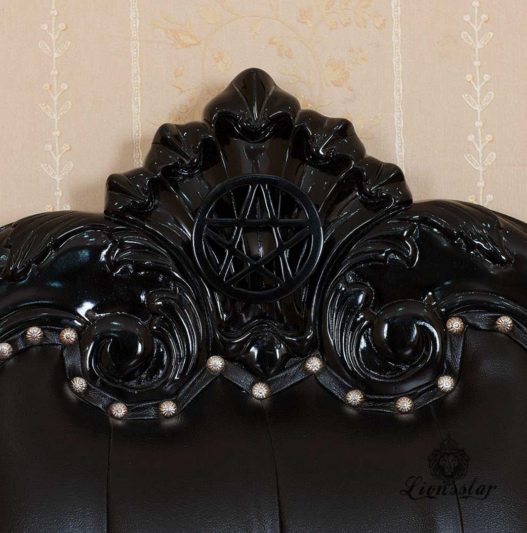 Leder Bett Gothic