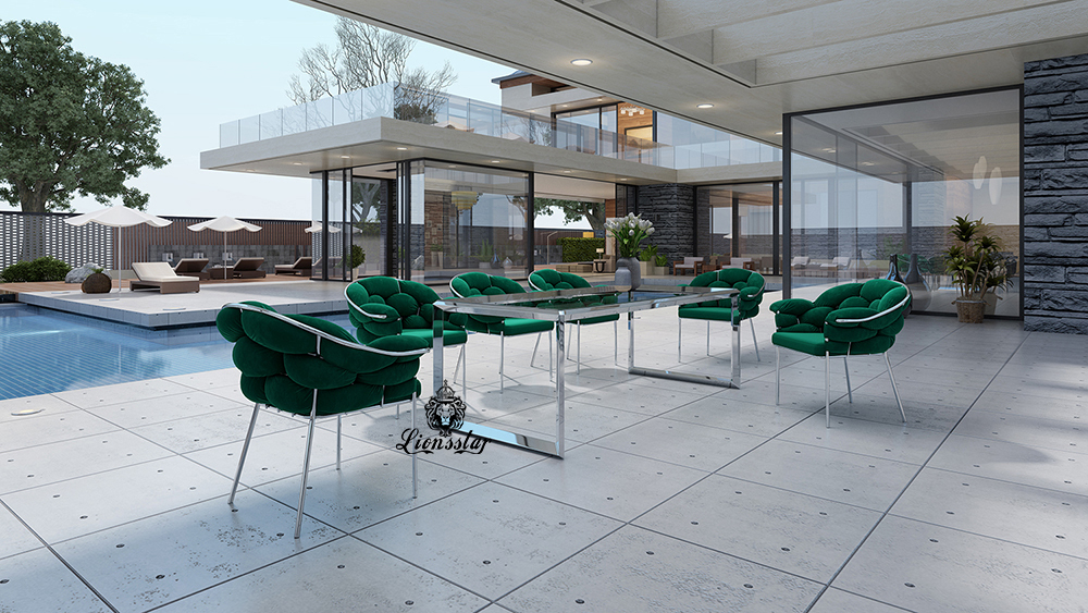 Luxus Designer Esstisch Modern Wafe