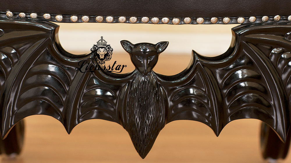 Thronstuhl Fledermaus Gothic Stil