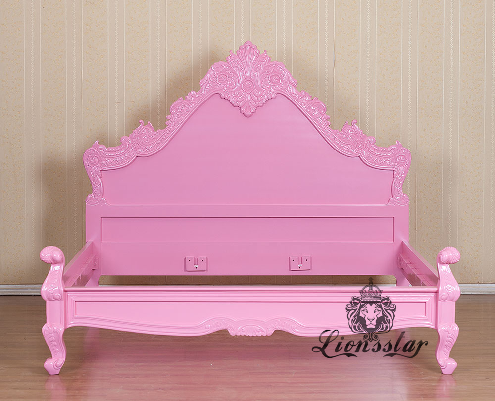 Mahagoni Louis Bett Rosa