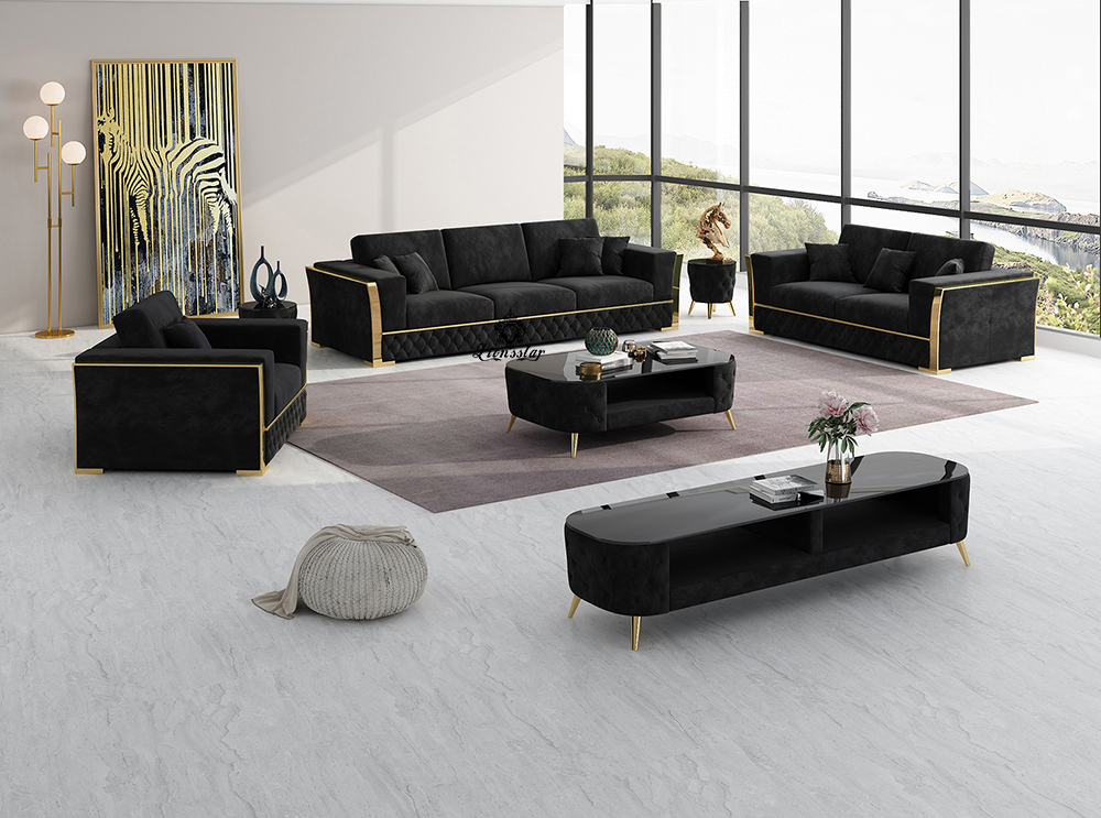  Luxus Designer Sofa Loft Stil Mia