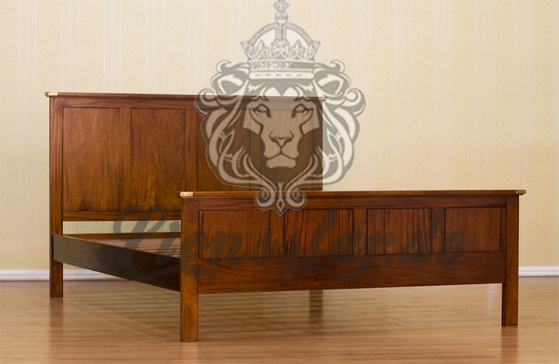 Empire Bett Landhaus Teak