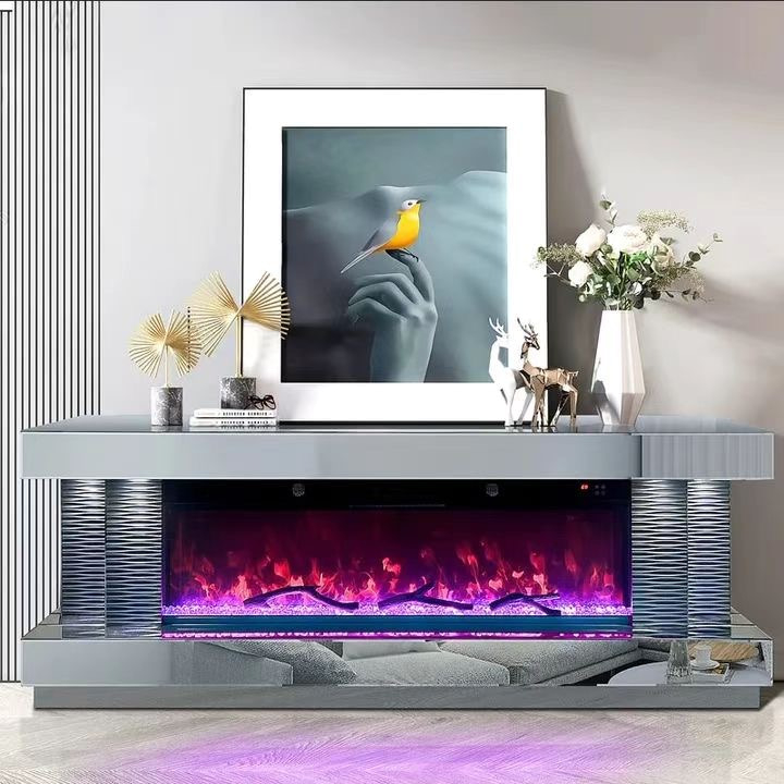 Außergewöhnlich schöner Luxus Designer Kamin Light