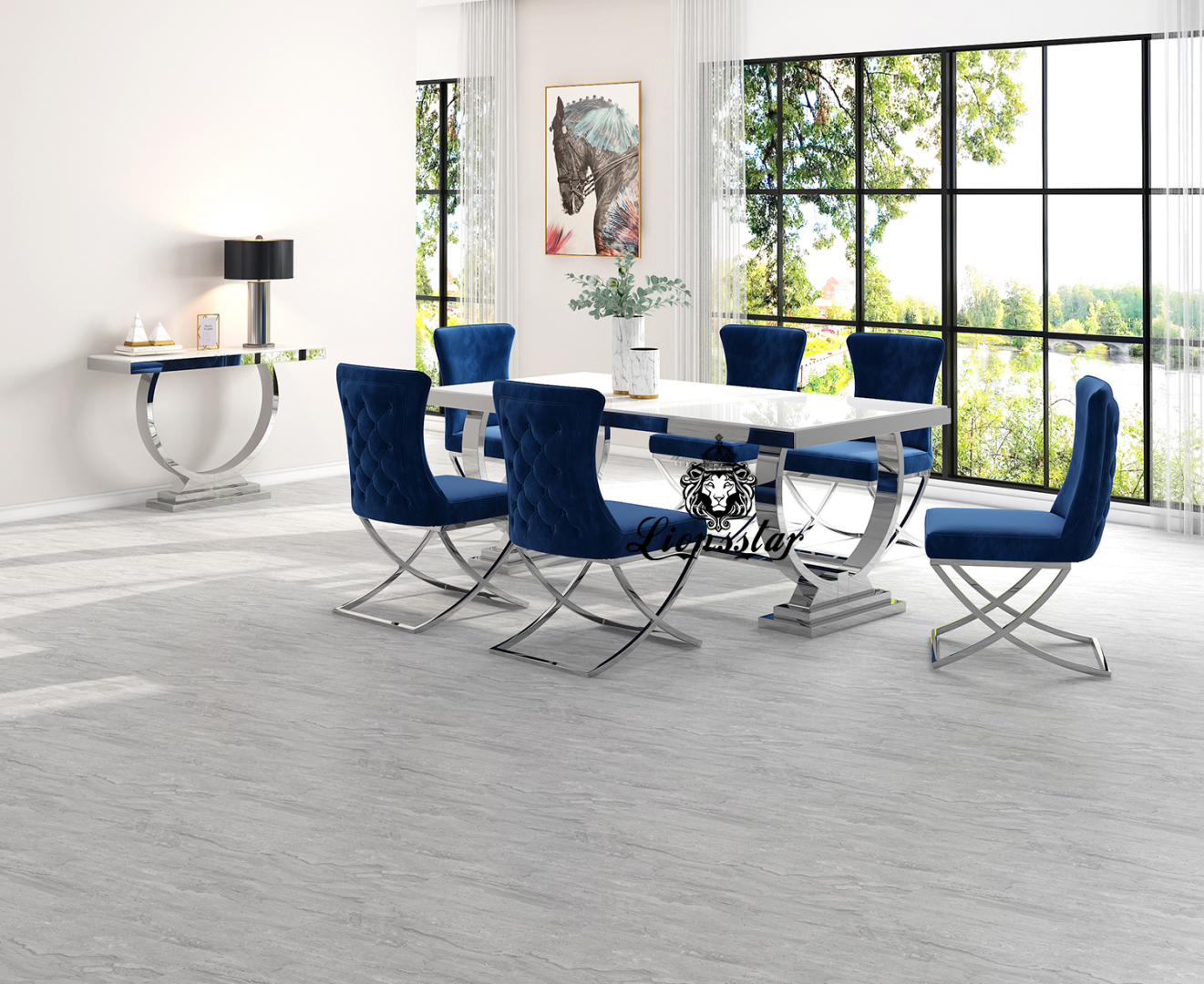 Designer Esstisch Set Loft Design Swing Designer Esstisch Set Loft Design Swing