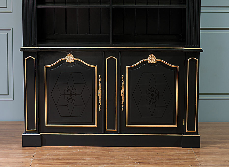 Bücherschrank Klassisch Massiv Luxus Bücherschrank Klassisch Massiv Luxus