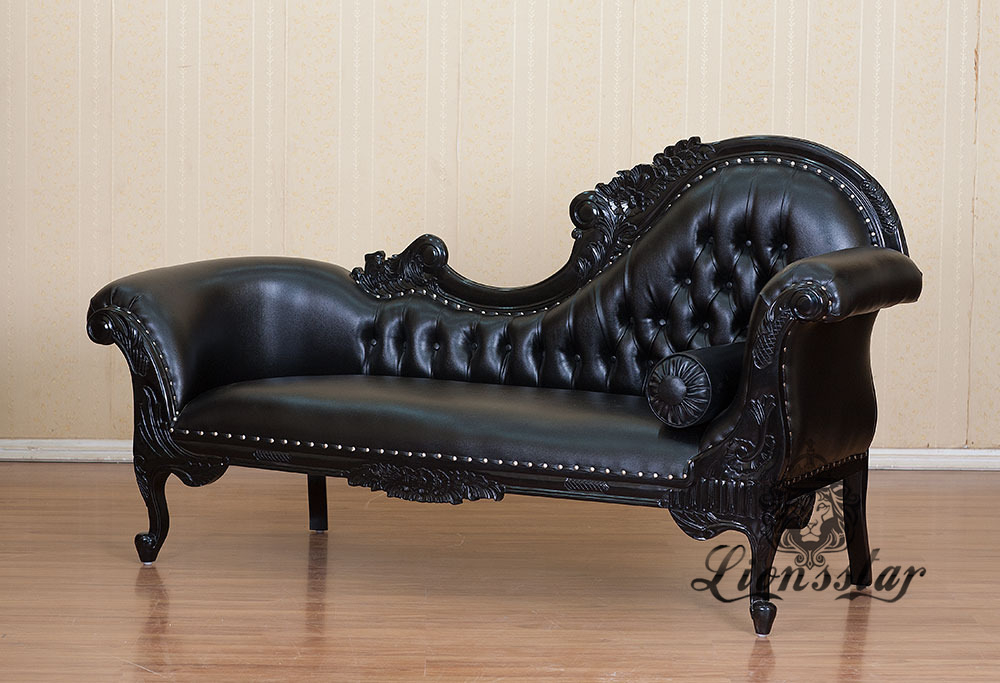 Recamiere Barock Mahagoni Holz R.188