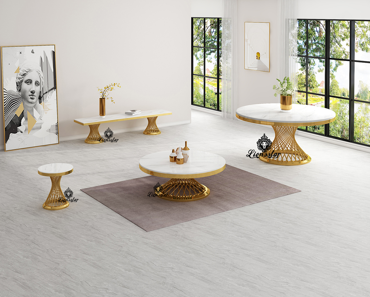 Designer Beistelltisch Spirit Hell Designer Beistelltisch Spirit Hell