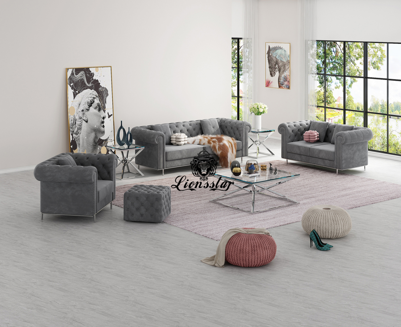 Luxus Designer Sofaset Vienna