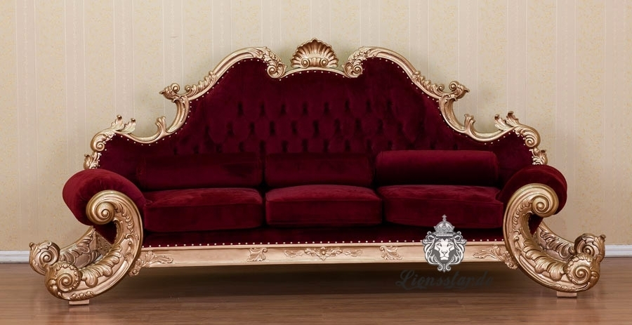 Barocksofa King Gold-Rot