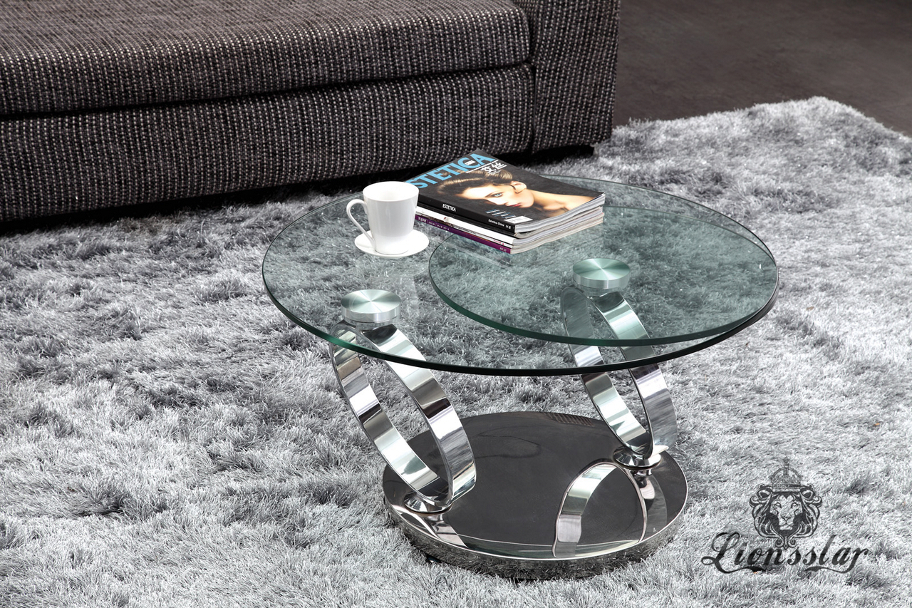 Designercouchtisch Glas