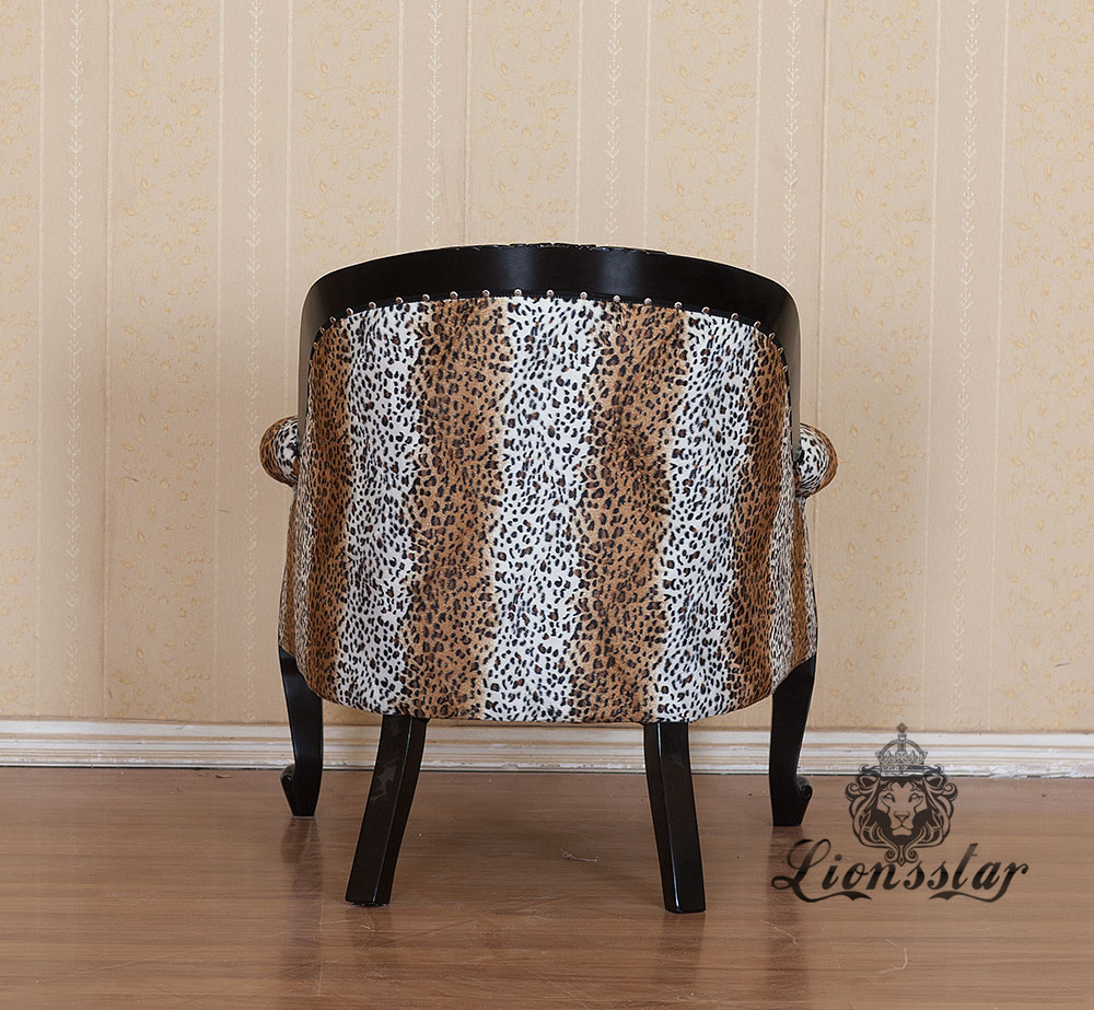 Sessel Mahagoni Schwarz Wildlife 