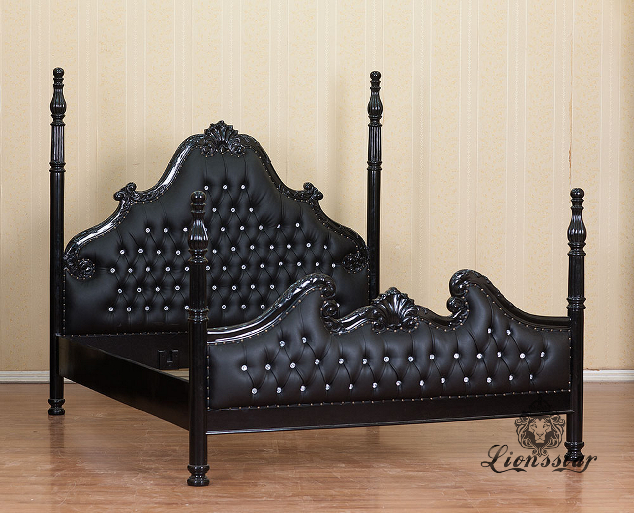 Leder Bett Gothic