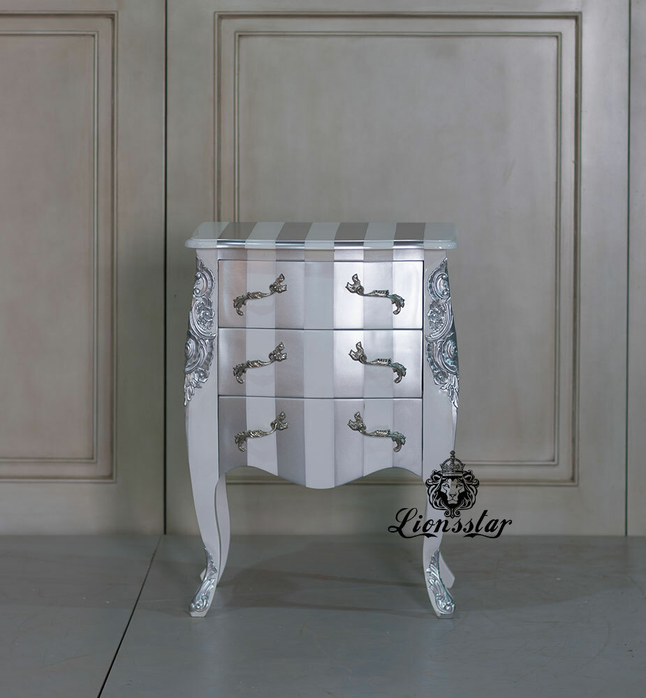 Nachtschrank Barock Streifen Nachtschrank Barock Streifen