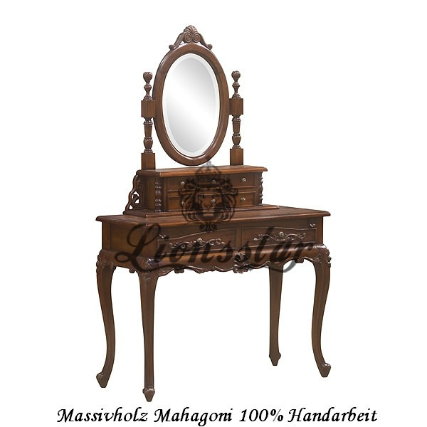 Spiegelkommode Barock Mahagoni Holz Sk.114