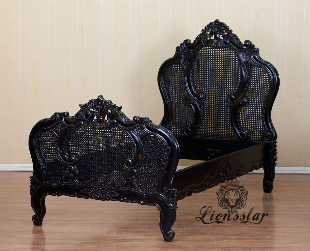Luxus Rattan Louis Bett