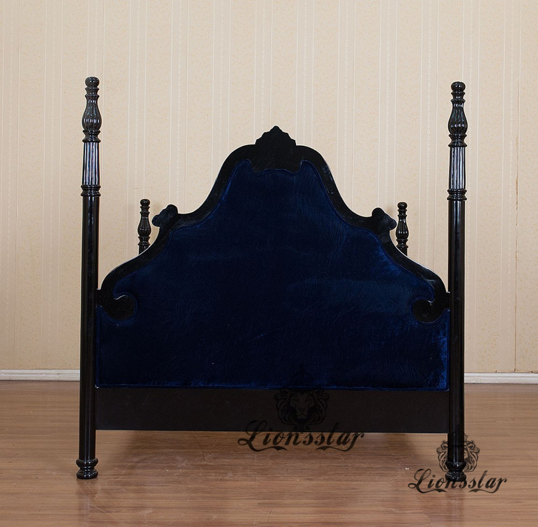 Bett Barock Blue Edition