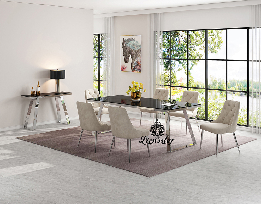Luxus Designer Esstisch Set Ashley Luxus Designer Esstisch Set Ashley