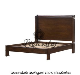 Mahagoniholz Empire Bett