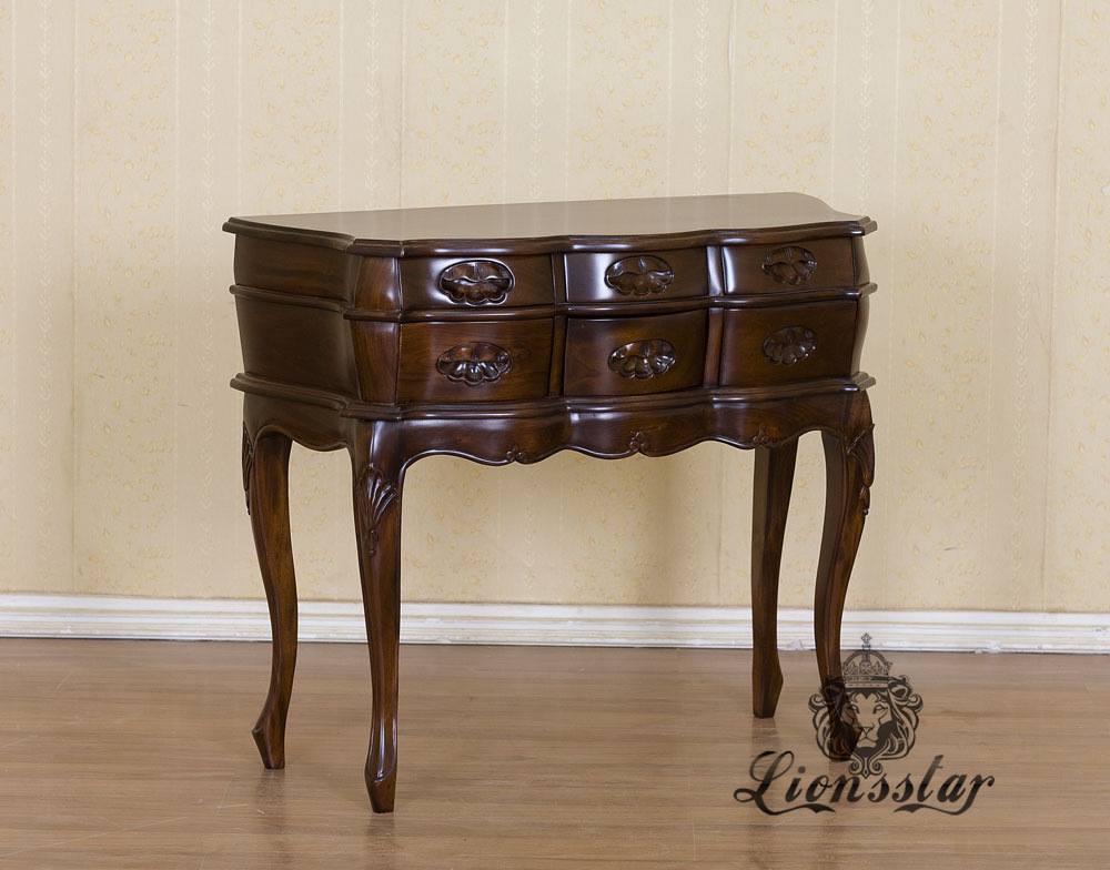 Anrichte Barock Mahagoni Holz A.477 Anrichte Barock Mahagoni Holz A.477