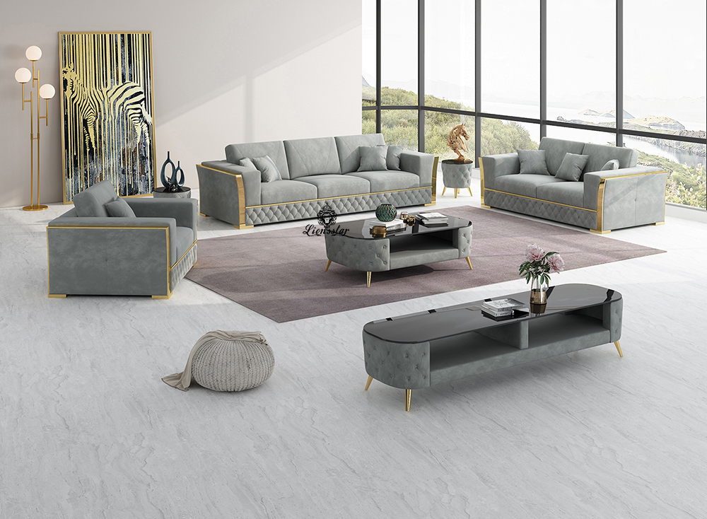  Luxus Designer Sofa Loft Stil Mia