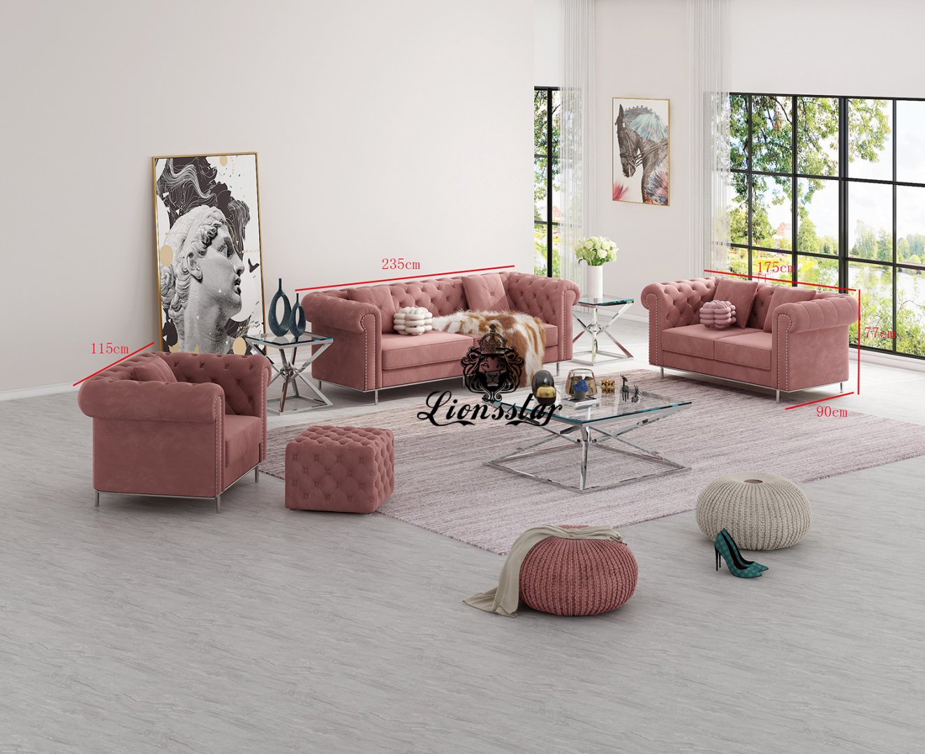 Luxus Designer Sofaset Vienna