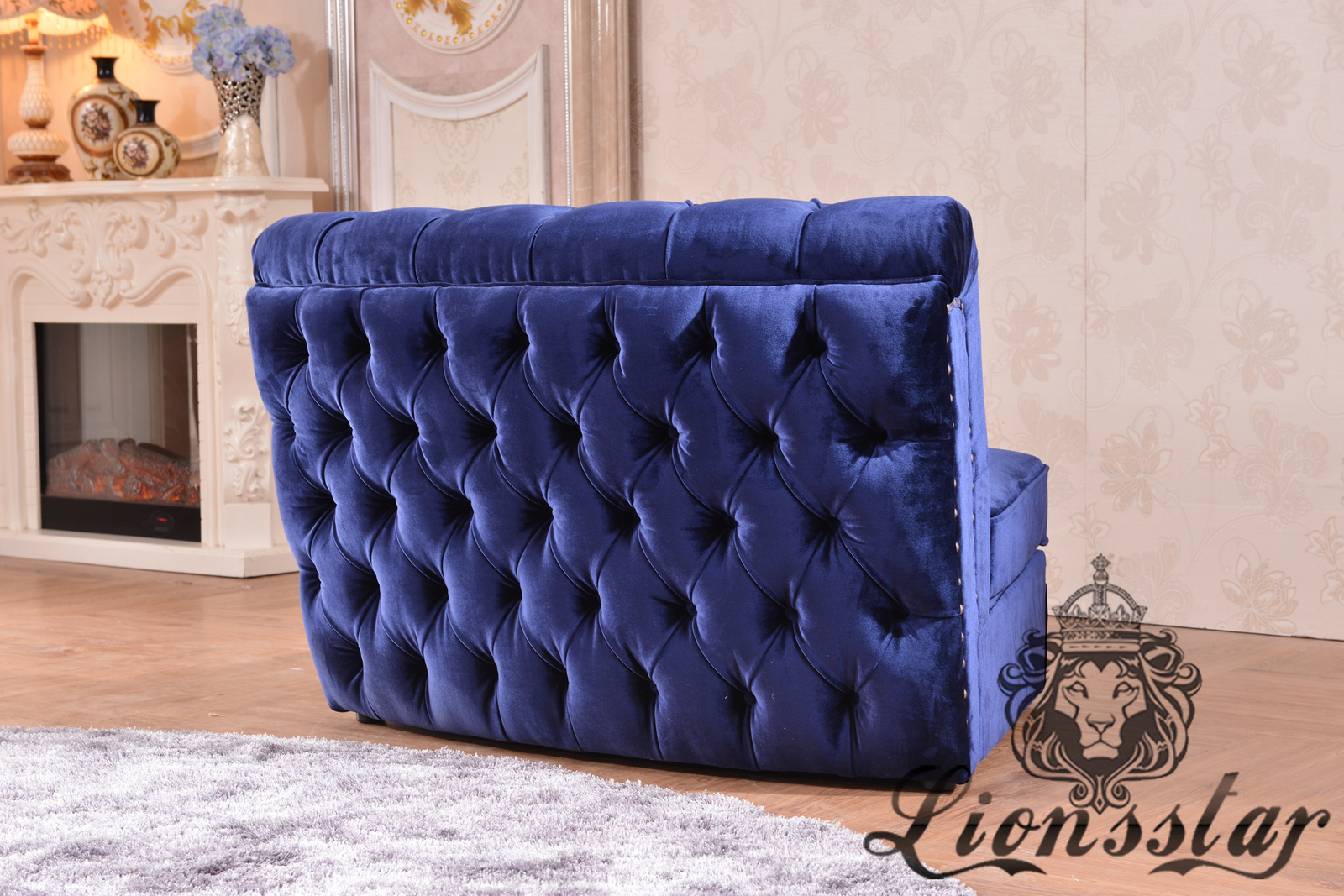 Moderne Couchgarnitur Blau