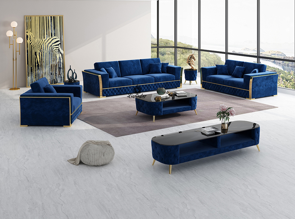  Luxus Designer Sofa Loft Stil Mia