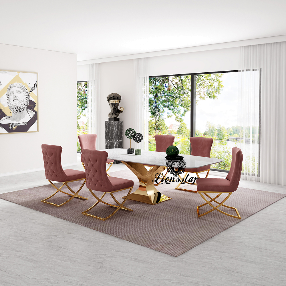 Luxus Designer Esstisch Set New York Luxus Designer Esstisch Set New York