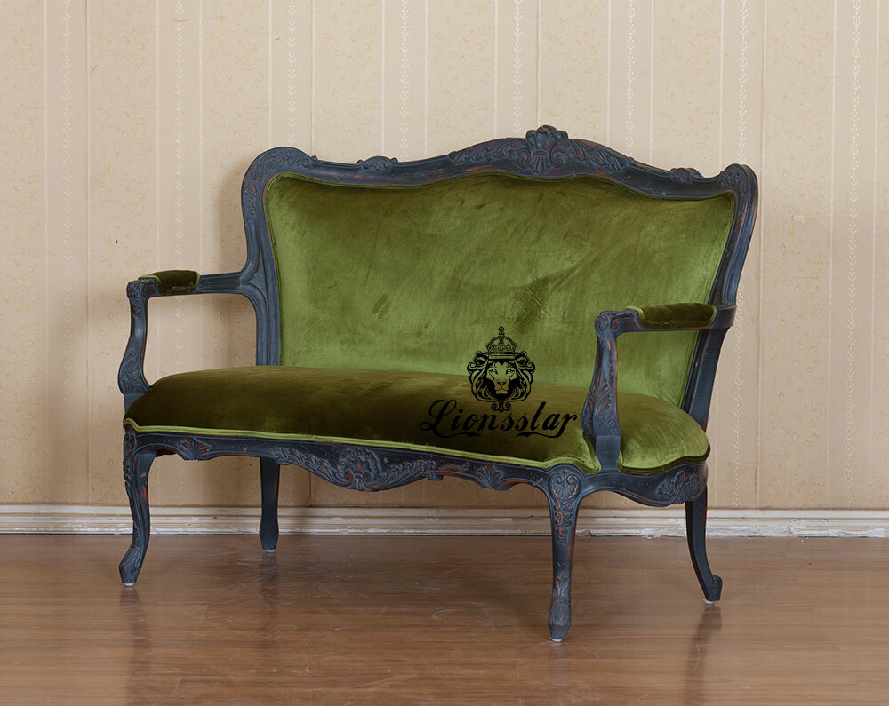 Barock Sofa Shabby Stil Velvet 